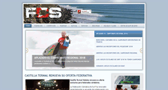 Desktop Screenshot of federacioncantabradesurf.com